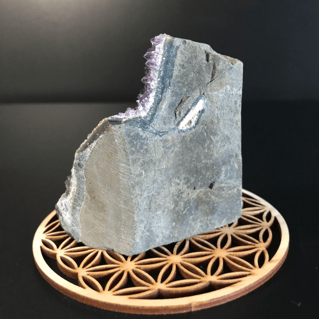 AMETHYSTE avec CALCITE - DRUSE [Uruguay/Amérique du Sud]