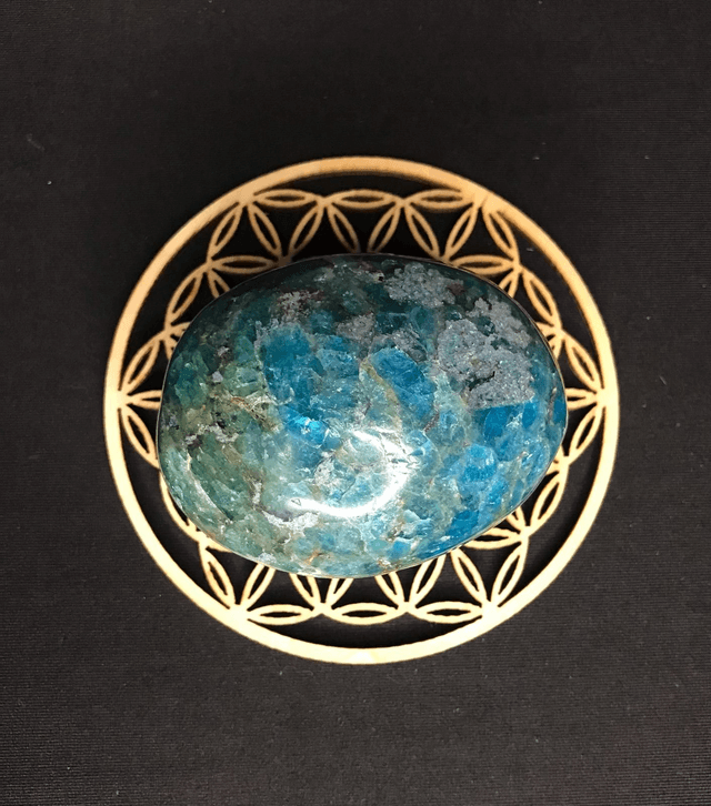 APATITE BLEUE - Galet 4 [Madagascar]