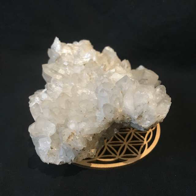 QUARTZ BLANC - Gros CLUSTER de Madagascar