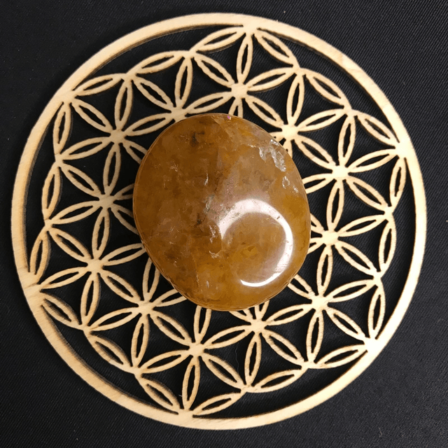 QUARTZ LIMONITE "Golden Healer" - Galet 1 [ ZAMBIE / Afrique Australe]