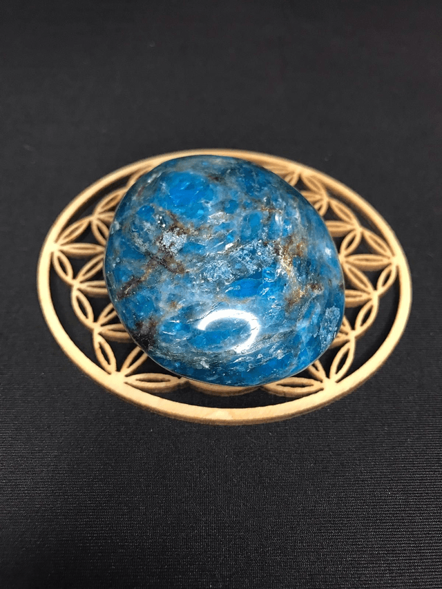 APATITE BLEUE - Galet 2 [Madagascar]