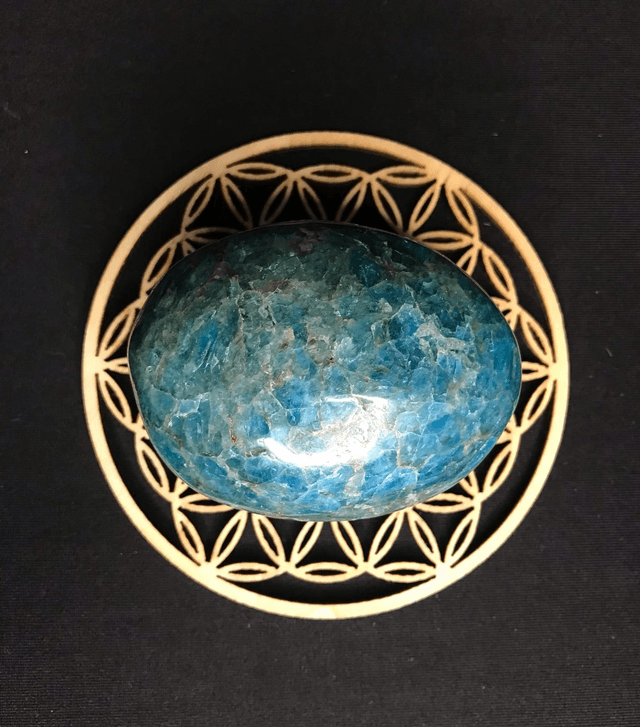APATITE BLEUE - Galet 4 [Madagascar]