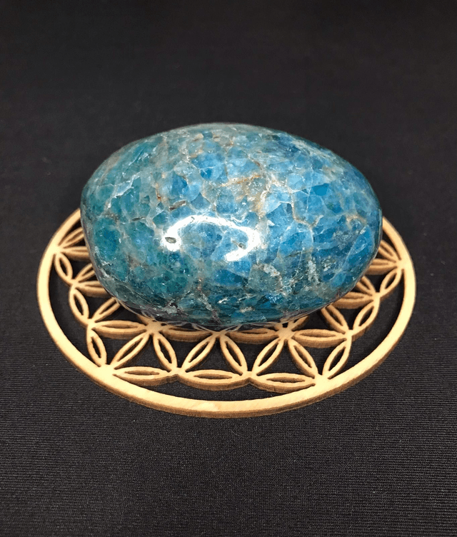 APATITE BLEUE - Galet 4 [Madagascar]
