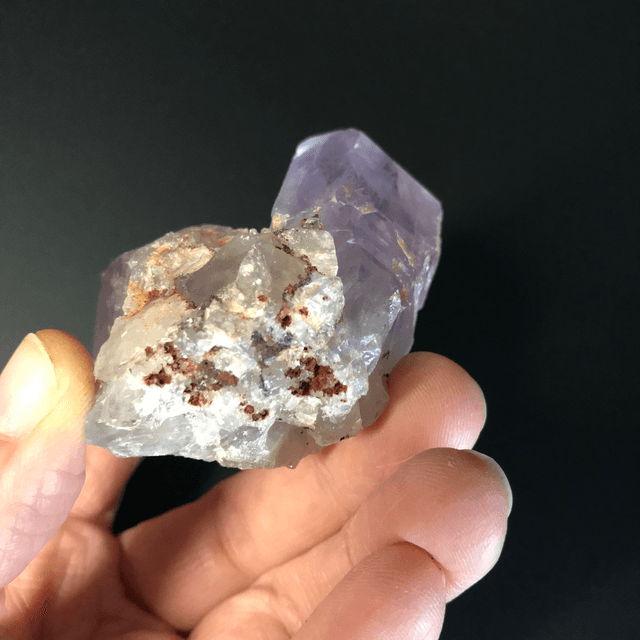 AMETHYSTE JACARANDA - CLUSTER [ ZAMBIE / Afrique Australe]