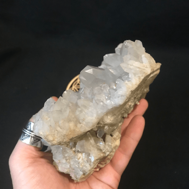 QUARTZ BLANC - Gros CLUSTER de Madagascar