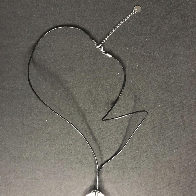 QUARTZ ROSE - Pendentif Donut N°1 avec cordon cuir[Brésil]