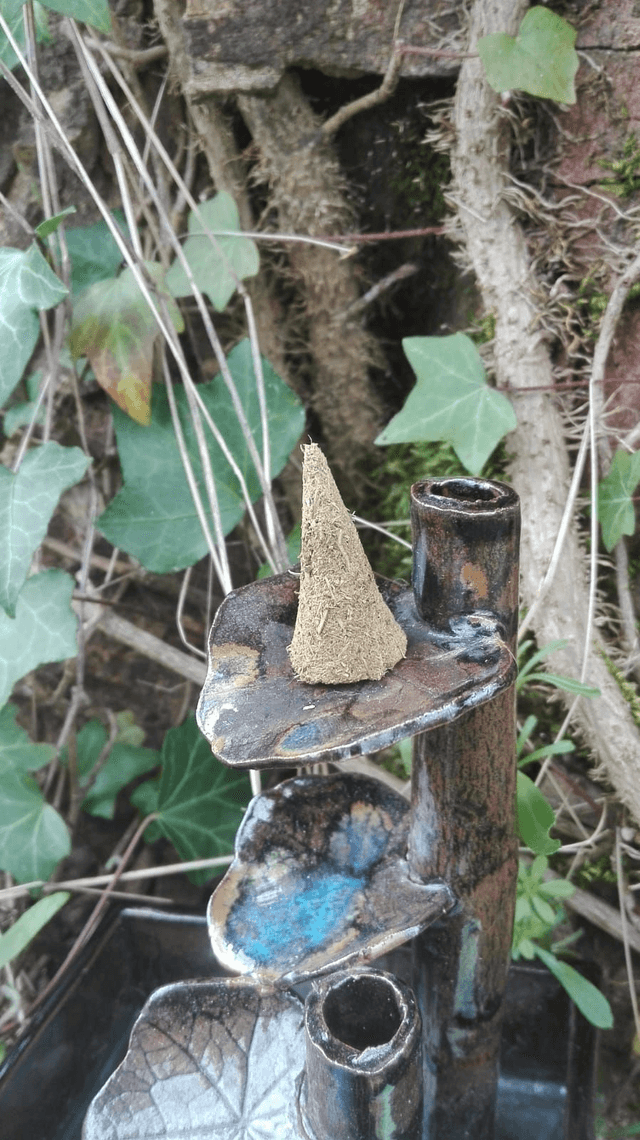 SPIRITUALITE- CONE de Fumigation Taille GM ("Cône d'encens") [3plantes] compatible avec les fontaines à encens