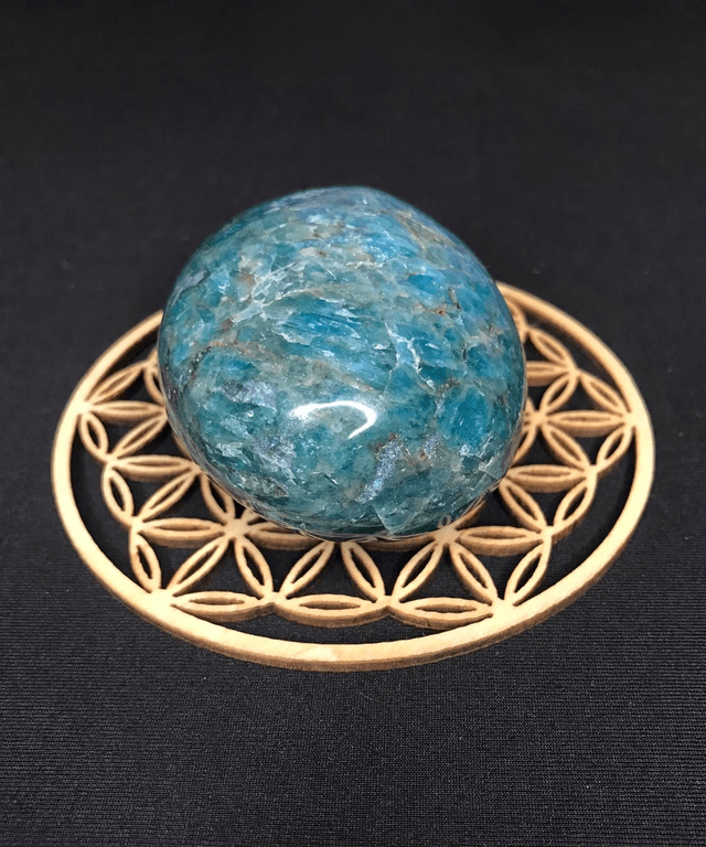 APATITE BLEUE - Galet 4 [Madagascar]